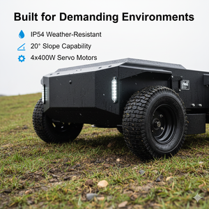Heslan Gps Rtk Intelligente Robotmaaier Precisie Automatische Commerciële Grastrimmer Voor Landbouw En Zonnepark Maaien - Product Image 5