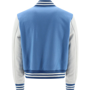 Top Quality Comfortable Low MOQ <b>Men's</b> Varsity <b>Jacket</b> Hot Selling 100% Wool Leather Sleeves Varsity <b>Jacket</b> for <b>Men</b> - Product Image 3