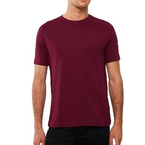 Custom Logo Crew Neck Short Sleeve Men <b>T</b>-<b>Shirt</b> Cotton Jersey Basic Plain Slim <b>Fit</b> <b>T</b>-<b>Shirt</b> Solid Color Private Label <b>T</b> <b>Shirts</b> - Product Image 2