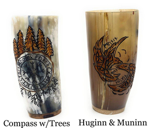 Copa de Vino Hecha a Mano con Cuerno Vikingo, Copa para Beber de Cuerno de Búfalo Natural, Ecológica, de Estilo Moderno, para Cerveza - Product Image 2