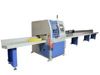 Sierra Madera CNC Automatica PLC OMRON Corte Transversal de Alta Resistencia Equipo para Palet de Madera