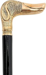 Cổ Rắn Brass Đi Bộ Mía Bằng Gỗ Làm Bằng Tay Trang Trí Phong Cách Bằng Gỗ Đi Bộ Thanh Phong Cách Cổ Điển Có Thể Điều Chỉnh Đi Bộ Mía - Product Image 5