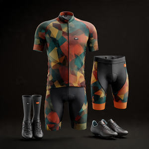 ชุดปั่นจักรยานคุณภาพสูงสำหรับผู้ชายและผู้หญิง ชุดปั่นจักรยานแห้งเร็ว ดีไซน์ล่าสุด ชุดปั่นจักรยานสำหรับผู้ชาย - Product Image 5