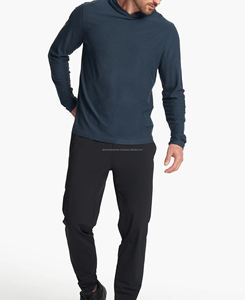 Pull en Jersey de Coton 100% de Qualité Supérieure pour Homme, Sweat à Capuche Vintage d'Hiver Brodé Personnalisé, Motif Solide, Numérique - Product Image 5