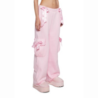 Pantalon de jogging décontracté pour homme en coton, coupe droite, taille mi-haute à double ceinture, imprimé personnalisé, léger, respirant, avec cordon de serrage