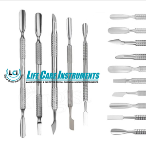 Cuticle Pushers rose gold Professional Double Ended Stainless Steel Cuticle Pusher Nail <b>Gel</b> Polish <b>Remover</b> by Life Care Instr. - Product Image 4