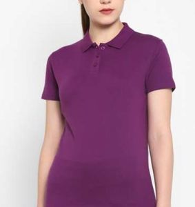 Camiseta Polo Personalizada con Logotipo para Mujer, Algodón Orgánico Sostenible, Tacto Suave, Cuello Clásico, Ropa Casual de Uso Diario - Product Image 3