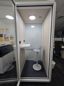 Style de design moderne 1,05 m x 1,0 m x 2,3 m HiPod Solo avec acier galvanisé enduit de poudre, couleur personnalisable - Product Image 3