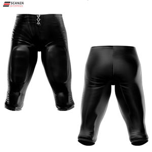 Camiseta de fútbol americano unisex, Jersey corto de poliéster, diseño personalizado, bordado, numeración del nombre del jugador, conjunto de talla grande - Product Image 5