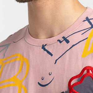 Venta caliente Outlet de moda Hombres Camisetas casuales Mejor precio Logotipo personalizado Impreso Color sólido Hombres Camisetas Casuales - Product Image 4