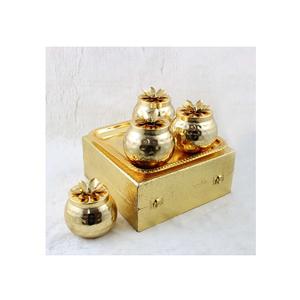 Pot décoratif de fruits secs de conception élégante utilisé pour les cadeaux d'affaires et la décoration de Diwali au meilleur prix - Product Image 3