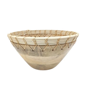 Nouvelle tendance incrustation de couleur personnalisée en bois de haute qualité servant de la vaisselle bol rond ou bol à salade Alibaba produits les plus vendus - Product Image 6