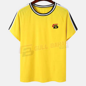 Top vente hommes 100% coton été mode T-Shirt coupe ample col rond t-shirts décontractés motif solide Streetwear haut Style d'été - Product Image 1