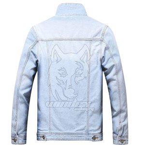 Calidad superior Pakistán hizo hombres Jeans chaquetas de diseño personalizado al por mayor hombres Jeans chaqueta de invierno - Product Image 2