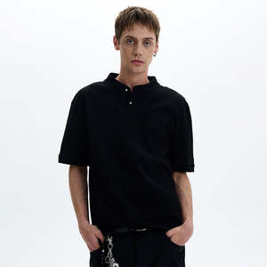 Camiseta Personalizada con Logotipo para Hombre, 100% Algodón, Tejido de Punto, Secado Rápido, Estilo Retro Urbano, Informal para Parejas Jóvenes, Cuello Redondo, Estilo Lavado - Product Image 4