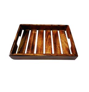 ถาดเสิร์ฟไม้ดีไซน์ทันสมัยสำหรับตกแต่งบ้านและงานเลี้ยงถาดเสิร์ฟไม้ - Product Image 1
