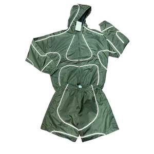 Coupe-vent de grande taille avec logo personnalisé, style streetwear de haute qualité, nouveau design de short imperméable pour hommes - Product Image 5