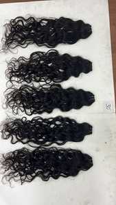 Extensiones de cabello humano ondulado profundo indio de 20 pulgadas de alta calidad 100% paquetes de cabello humano ondulado profundo suelto virgen para venta al por mayor - Product Image 5