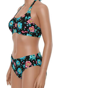 Bikini de poliéster Spandex con estampado digital, ropa de playa, traje de baño de dos piezas elástico de secado rápido para mujer, traje de baño y playa de verano - Product Image 5