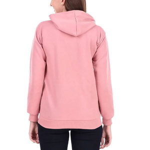 Sudadera con capucha para mujer de aspecto clásico de color único de fabricante de Pakistán, Sudadera con capucha y sudadera transpirable para mujer - Product Image 3
