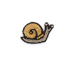 Broches de alambre de lingotes de encaje bordado de la mejor calidad, venta al por mayor, precio bajo, hermosa cara de perro a la moda, broche de cuentas personalizado - Product Image 5