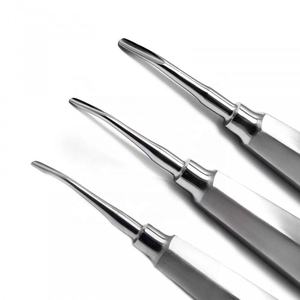 Instrumental Quirúrgico para Cirugía Oral, Juego de Elevadores de Raíz para Luxación Dental, 6 Piezas, Acero Inoxidable - Product Image 3