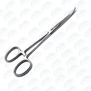 Pince à épiler en tissu Kocher 5 pouces fabricant pakistanais vente en gros pas cher médical chirurgical 1X2 dents - Product Image 4