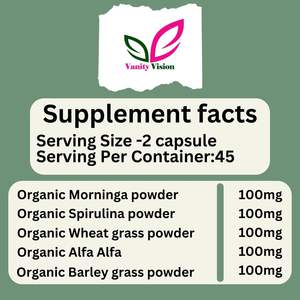 Compléments alimentaires à base de superaliments verts personnalisables à marque privée, capsules, non destinés aux femmes enceintes, stimulant énergétique - Product Image 3