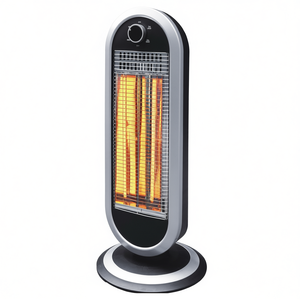 SA9837 Calentador Eléctrico de Carbono Plateado y Negro de 900W, Elegante y Eficiente - Product Image 2