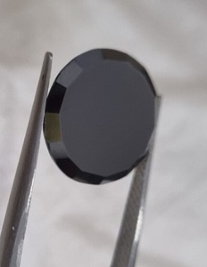 Belle 2 pcs de Moissanite noire Rose Cut 13.84 CTS Diamond Making Moissanite Diamond Pendant - Product Image 4