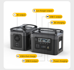 Eg011-3 500W Off Grid เก็บพลังงานแสงอาทิตย์รถ AC DC PV แผงอินพุตแบตเตอรี่ลิเธียมแบบชาร์จไฟได้ Camping มัลติฟังก์ชั่สถานีไฟฟ้า - Product Image 2