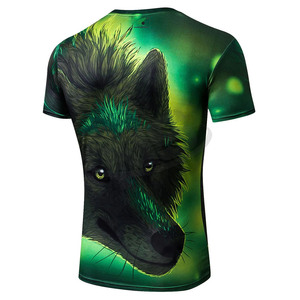 Highstreets 100% coton coupe ample imprimé T-Shirt pour hommes décontracté Sublimation impression à manches courtes Gym Jogging Tee avec OEM - Product Image 4