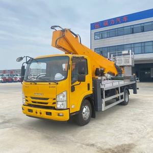 Truk <span class=keywords><strong>Platform</strong></span> Kerja Udara Isuzu 35m, Truk <span class=keywords><strong>Platform</strong></span> Kerja Teleskopik Hidrolik yang Dipasang di Truk dengan Isuzu - Product Image 2