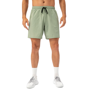 Pantalones cortos para correr de gimnasio informales transpirables de secado rápido de verano para hombre 100% algodón deportes antiarrugas - Product Image 4
