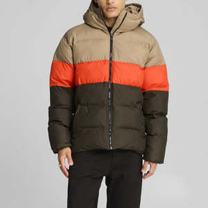 Veste matelassée pour homme 2026, service OEM, design personnalisé, décontractée, hiver, avec rembourrage et blocs de couleur - Product Image 2