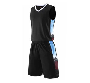 Sports Wear Best Quality Factory Made Custom Sublimation Basketball Uniform Plus Size Sleeveless Printed Jersey <b>Shorts</b> Hot Sale - Product Image 2