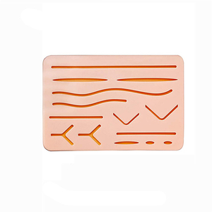 5 pièces Kits de suture chirurgicale avec manche Scalpel couteau ciseaux pince à épiler ensembles d'outils avec étui en cuir - Product Image 5