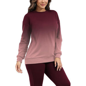 Chándal de sublimación para mujer de diseño personalizado, ropa informal cálida, precio más vendido, chándal de sublimación cómodo con OEM - Product Image 2