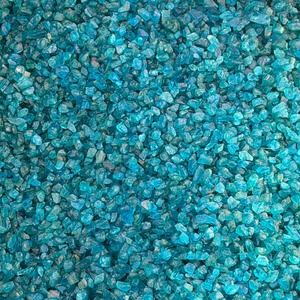 Vente en gros de copeaux d'apatite verte cristalline, gravier d'apatite bleue naturelle pour la guérison - Product Image 5