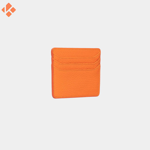 Logo personnalisé Slim Smart porte-cartes en cuir véritable avec pochette de carte de crédit pratique de haute quantité minimale de commande - Product Image 6