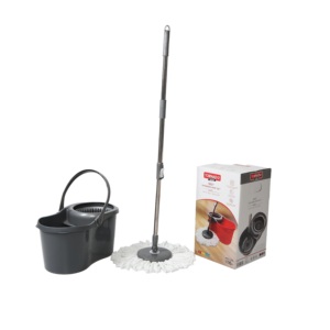 Household Factory Supply Portable Hot Sale Good Quality Plastic Cleaning Spinning Floor <b>Mop</b> Bucket Set - Product Image 6