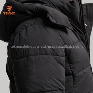 Nouveau coupe-vent imperméable veste couleur unie hiver chaud rembourré Polyester coton matelassé manteau polaire matelassé hommes bouffantes vestes - Product Image 4