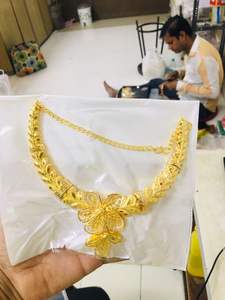 Ensemble de bijoux de mode vintage plaqué or 24 carats Comores Mayotte Style USA France Collier Boucles d'oreilles Bracelets-Fabriqué en cuivre - Product Image 4