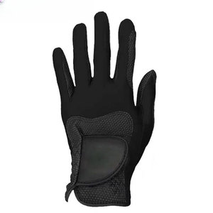 Gants de golf Logo personnalisé en cuir véritable Cabretta respirant main gauche droite antidérapant hommes gant de golf en peau de mouton durable - Product Image 3