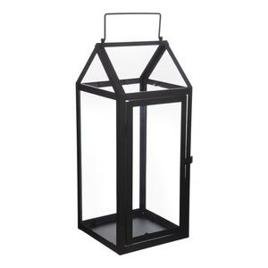 Superlative Homes Gardens <b>Black</b> Powder Coated Metal Glass Christmas <b>Candle</b> Jars Hanging <b>Lantern</b> <b>Candle</b> Holder Home Decoration - Product Image 5