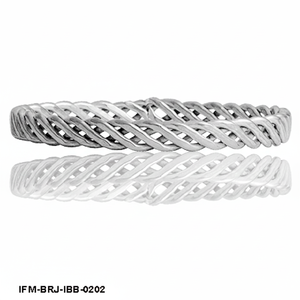 Handmade Twisted Brass <b>Bangle</b> <b>Bracelet</b> for Men & Women <b>Silver</b> Tone Braided Wire Cuff Unisex Stackable Boho Jewelry Gift - Product Image 3