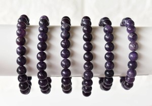 Top Wholesale Quality Lepidolite 8mm Crystal Healing <b>Beaded</b> <b>Bracelet</b> <b>For</b> Meditation Jewelry - Product Image 5