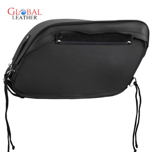 Vintage Style Women's Saddle <b>Bag</b> Genuine Leather Motorbike <b>Bag</b> with Adjustable Straps and Buckle Closure Embellished - Product Image 3