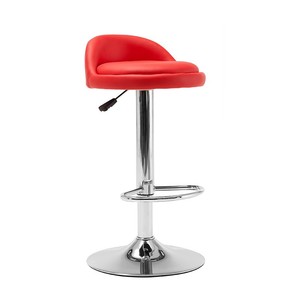 Taburete <span class=keywords><strong>de</strong></span> Bar Giratorio Ajustable <span class=keywords><strong>de</strong></span> Estilo Italiano Moderno con Base <span class=keywords><strong>de</strong></span> Metal y <span class=keywords><strong>Material</strong></span> PU para Uso en Hoteles, Restaurantes y Cocinas - Product Image 2