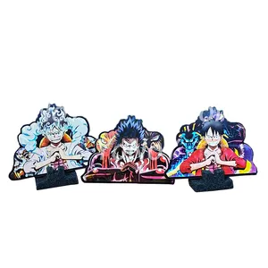 1000 designs Wholesale Anime 3D Motion Car Stickers 3D Lenticular Waterproof Luffy Gear 3changing Stickers for Car Laptop